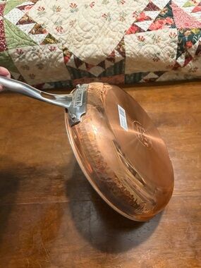 Viking 3-Ply Hammered Copper 10 in Pan